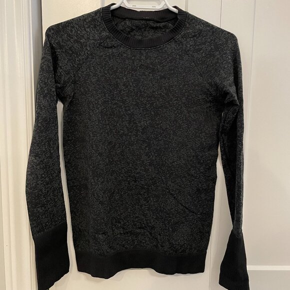 Lululemon Long Sleeve Sweater Black/Grey - Size S - Picture 1 of 4